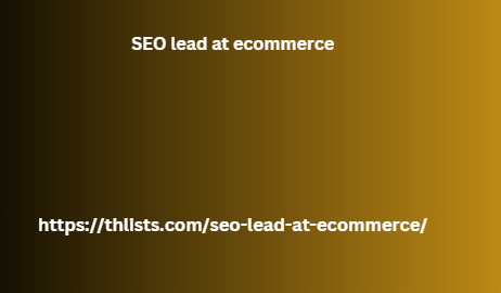 SEO lead at ecommerce