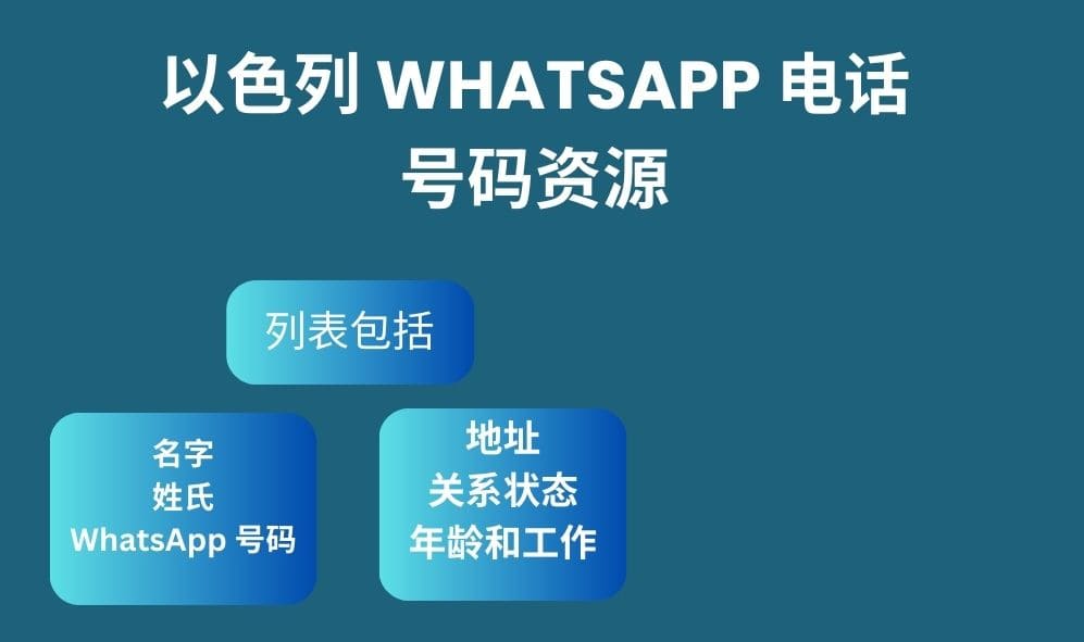 以色列 whatsapp 电话号码资源