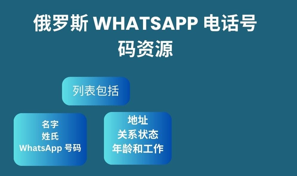 俄罗斯 whatsapp 电话号码资源