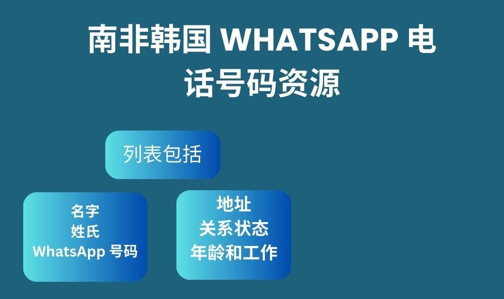 韩国 WhatsApp 电话号码资源