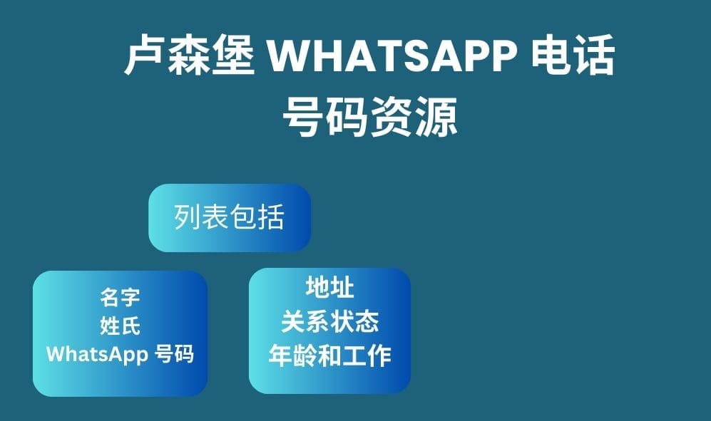 卢森堡 whatsapp 电话号码资源