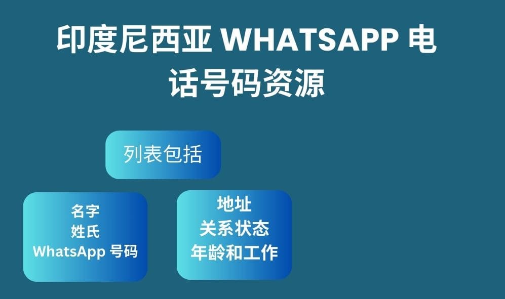 印度尼西亚 whatsapp 电话号码资源